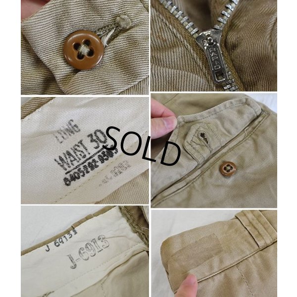 画像3: 50's【米軍実物】U.S.army【ビンテージ】【チノショーツ】【ショートパンツ】【W30 Long】 