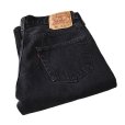 画像1: 【ビンテージ】【USA製】【LEVI'S】【リーバイス】【501】黒【ブラックデニム】【34×34】<br> (1)