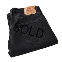 【ビンテージ】【USA製】【LEVI'S】【リーバイス】【501】黒【ブラックデニム】【34×34】 