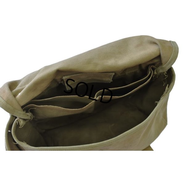 画像4: 40's【ビンテージ】ww2【米軍実物】 U.S.ARMY【ショルダーバッグ】ステンシル入り【ミュゼットバッグ】