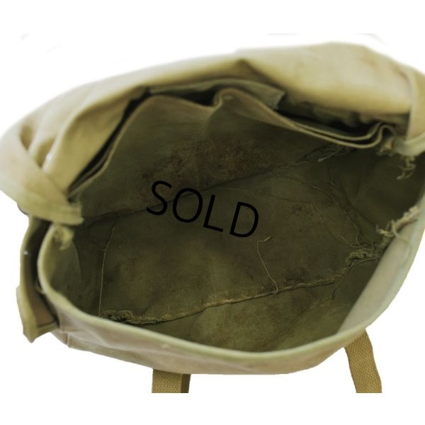 画像7: 40's【ビンテージ】ww2【米軍実物】 U.S.ARMY【ショルダーバッグ】ステンシル入り【ミュゼットバッグ】