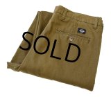 ビンテージ【DOCKERS】ドッカーズ【ブラウン】【２タック】コットンパンツ【33×32】 
