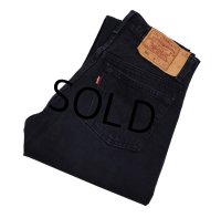 【ビンテージ】【USA製】【LEVI'S】【リーバイス５０１】501 黒 ブラック【デニムパンツ】【29x32】 