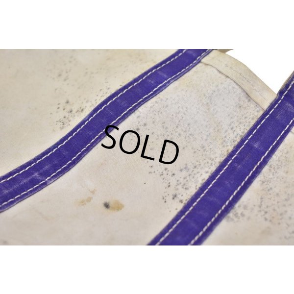 画像6: 80's~ ビンテージ【OLD トートバッグ】【紫×白】  