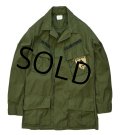 60's【ビンテージ】【米軍実物】【ノンリップ】【ジャングルファティーグシャツ】【ファティーグジャケット】【S-R】 