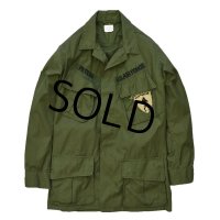 60's【ビンテージ】【米軍実物】【ノンリップ】【ジャングルファティーグシャツ】【ファティーグジャケット】【S-R】 