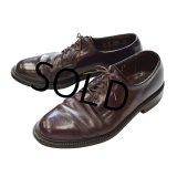 【ビンテージ】FRENCH SHRINER【フレンチシュライナー】【コードバン】【プレーントゥ】【レザーシューズ】【11 D】【29cm程度】 