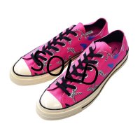 【新品未使用】【コンバース】converse【CT70】【170925C】【ピンク】【メンフィス柄風】【チャックテイラー】【オールスター】【ローカット】【サイズ27.5ｃm】 