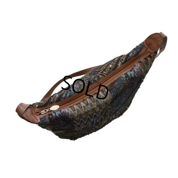 画像4: 【Contessa】【ビンテージ】【ブラウン】【マルチパターン】【総柄】【ショルダーバッグ】【ショルダーポーチ】