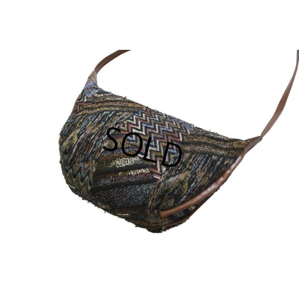 画像7: 【Contessa】【ビンテージ】【ブラウン】【マルチパターン】【総柄】【ショルダーバッグ】【ショルダーポーチ】