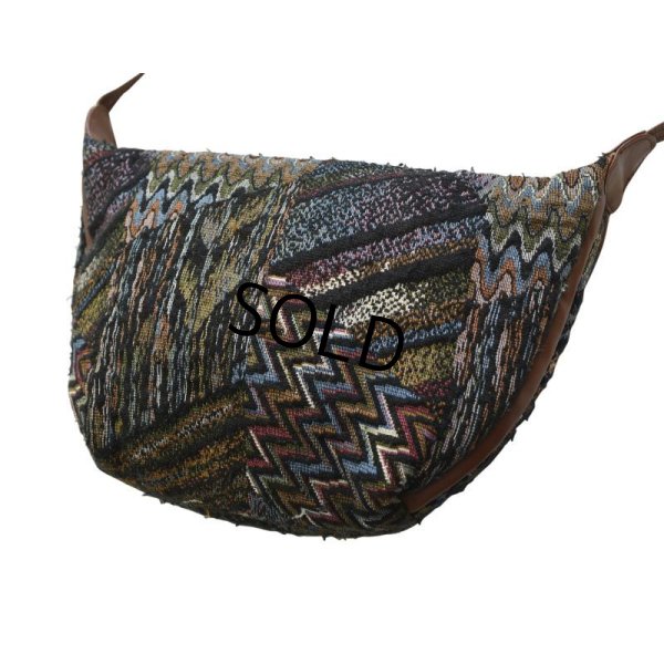 画像6: 【Contessa】【ビンテージ】【ブラウン】【マルチパターン】【総柄】【ショルダーバッグ】【ショルダーポーチ】