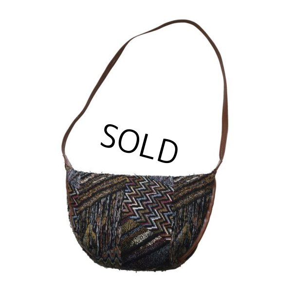 画像3: 【Contessa】【ビンテージ】【ブラウン】【マルチパターン】【総柄】【ショルダーバッグ】【ショルダーポーチ】