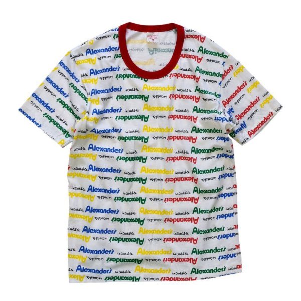 画像3: 80's~【ビンテージ】【アレクサンダース】【総柄】【Tシャツ】【サイズM】 