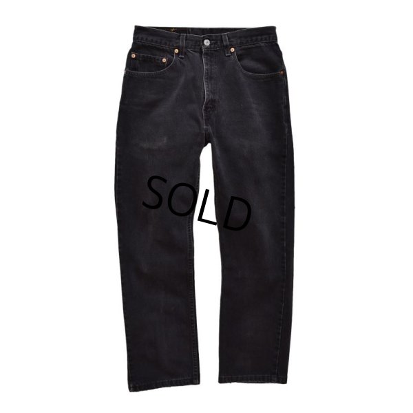 画像2: 【ビンテージ】【USA製】【LEVI'S】【リーバイス】５０５【505】黒【ブラックデニム】【31X30】 