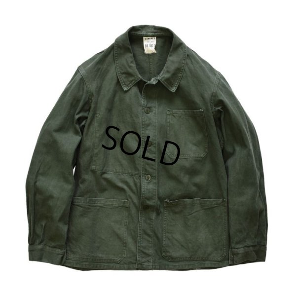 画像1: 【ビンテージ】【フランス軍】【フレンチアーミー】【カバーオールジャケット】【サイズ96-100Ｌ】 