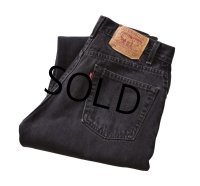 【ビンテージ】【USA製】【LEVI'S】【リーバイス】５０５【505】黒【ブラックデニム】【31X30】 