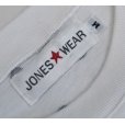 画像2: 【ビンテージ】【JONES★WEAR】【ドット柄Tシャツ】白×黒　サイズM　レディース古着<br> (2)