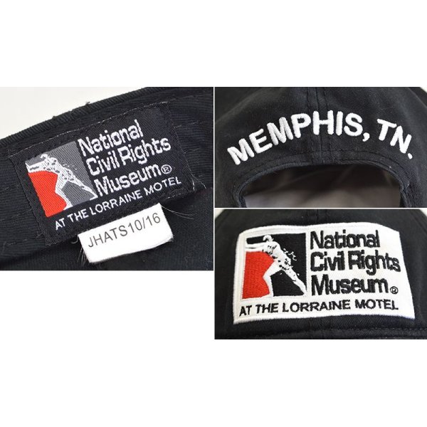画像2: 【ビンテージ】【National Civil Rights Museum】【黒】【ベースボールキャップ】 