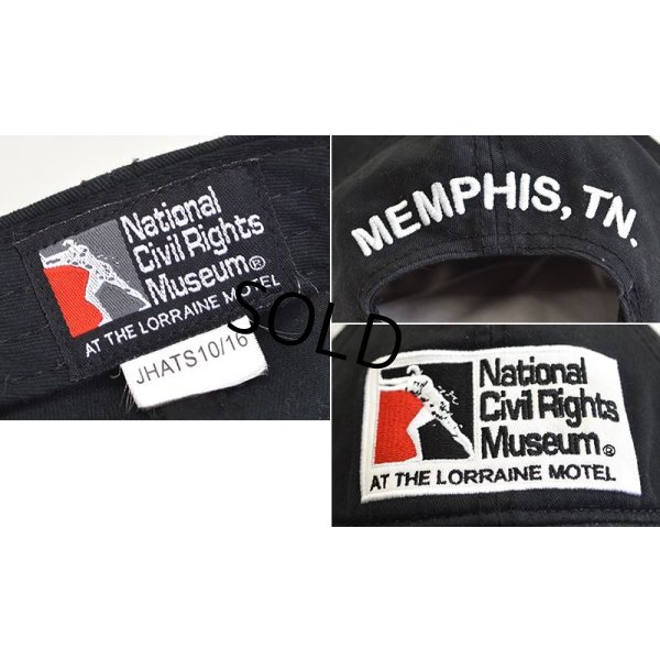 画像2: 【ビンテージ】【National Civil Rights Museum】【黒】【ベースボールキャップ】 