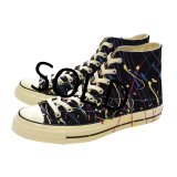【新品未使用】【コンバース】converse【CT70】【黒】【ペンキ加工】【チャックテイラー】【ハイカット】【サイズ２９cm】 