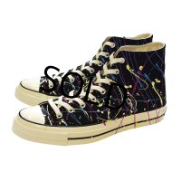 【新品未使用】【コンバース】converse【CT70】【黒】【ペンキ加工】【チャックテイラー】【ハイカット】【サイズ２９cm】 