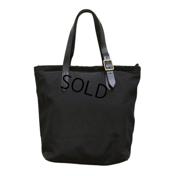 画像3: 【Kaufmann】カウフマン【黒】【レザーハンドル】【キャンバストートバッグ】