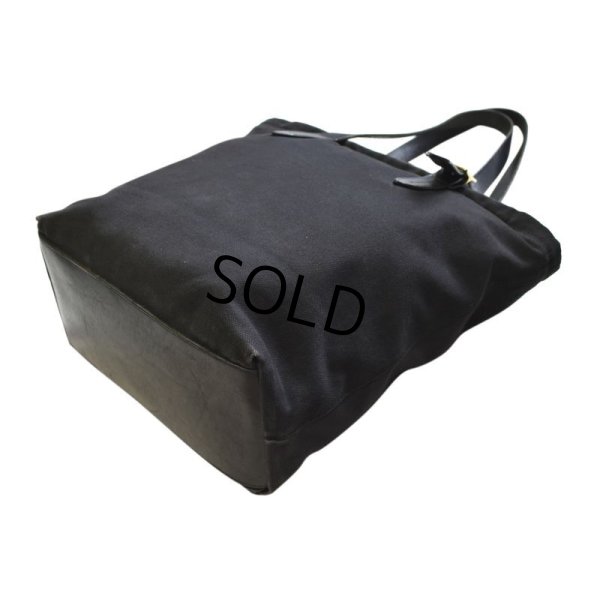 画像6: 【Kaufmann】カウフマン【黒】【レザーハンドル】【キャンバストートバッグ】