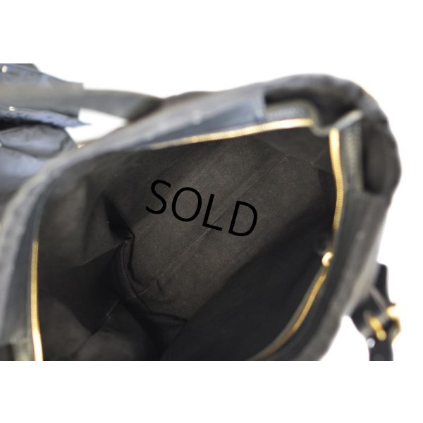 画像5: 【Kaufmann】カウフマン【黒】【レザーハンドル】【キャンバストートバッグ】