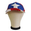 【USA製】【ビンテージ】星条旗【キャップ】【白×赤×青】フリーサイズ　 