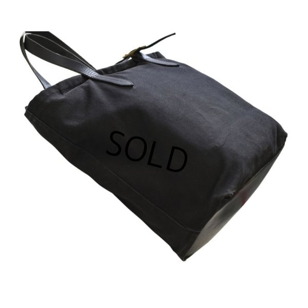 画像7: 【Kaufmann】カウフマン【黒】【レザーハンドル】【キャンバストートバッグ】