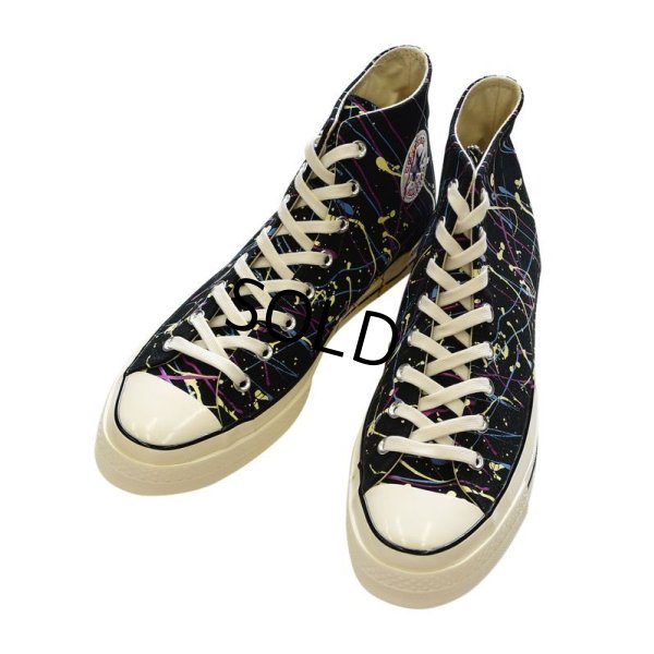 画像2: 【新品未使用】【コンバース】converse【CT70】【黒】【ペンキ加工】【チャックテイラー】【ハイカット】【サイズ２９cm】 