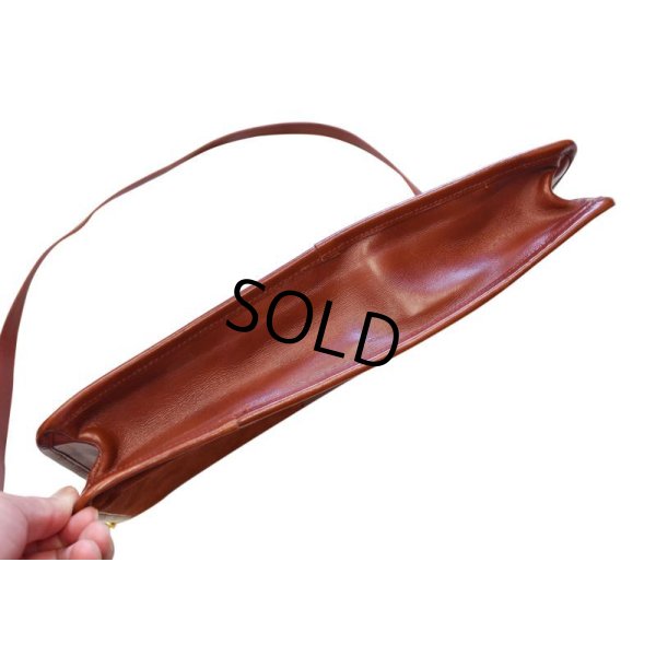 画像5: ビンテージ【ピエール・カルダン】【Pierre Cardin】【スエード☓レザー】【ブラウン】【がま口】【ショルダーバッグ】