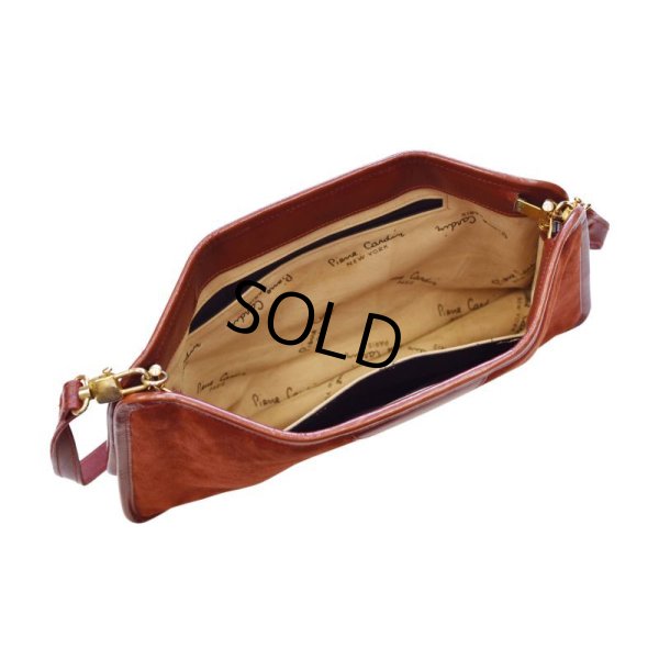 画像3: ビンテージ【ピエール・カルダン】【Pierre Cardin】【スエード☓レザー】【ブラウン】【がま口】【ショルダーバッグ】