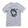 画像2: 【USA製】【ビンテージ】【シベリアンハスキー】犬【Tシャツ】【サイズS程度】レディース古着【youth L】<br> (2)