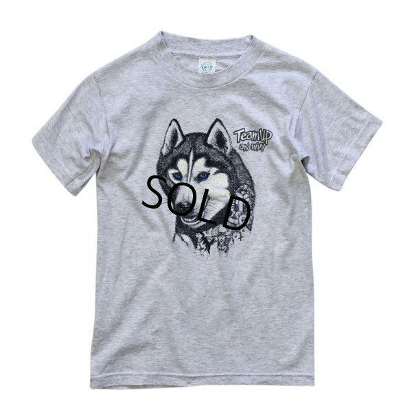 画像2: 【USA製】【ビンテージ】【シベリアンハスキー】犬【Tシャツ】【サイズS程度】レディース古着【youth L】 