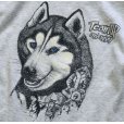 画像3: 【USA製】【ビンテージ】【シベリアンハスキー】犬【Tシャツ】【サイズS程度】レディース古着【youth L】<br> (3)