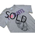 【ビンテージ】【グレー×紫】【I ❤ SLOFFS】ナマケモノ Tシャツ 【サイズS】 