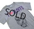 【ビンテージ】【グレー×紫】【I ❤ SLOFFS】ナマケモノ Tシャツ 【サイズS】 