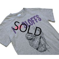 【ビンテージ】【グレー×紫】【I ❤ SLOFFS】ナマケモノ Tシャツ 【サイズS】 