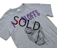 【ビンテージ】【グレー×紫】【I ❤ SLOFFS】ナマケモノ Tシャツ 【サイズS】 