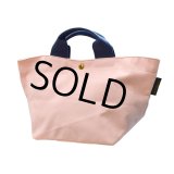 フランス製【HERVE CHAPELIER】【エルベシャプリエ】【ピンク×紺】【キャンバス】 【トートバッグ】 