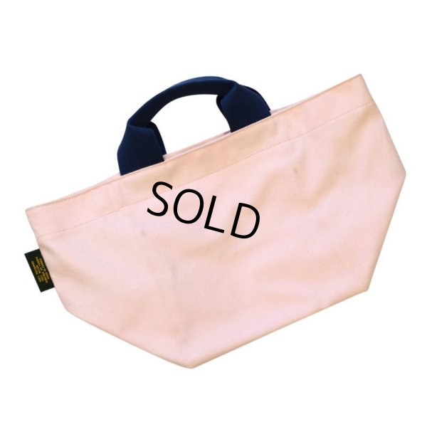 画像4: フランス製【HERVE CHAPELIER】【エルベシャプリエ】【ピンク×紺】【キャンバス】 【トートバッグ】 