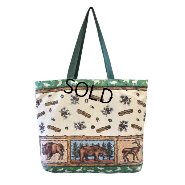 画像5: ハンドメイド【YELLOW STONE】【総柄トートバッグ】 