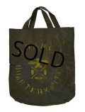 40’ｓ【ビンテージ】【米軍実物】【U.S.ARMY】【オイルドコットン】【トートバッグ】 