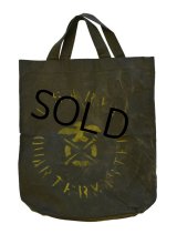 40’ｓ【ビンテージ】【米軍実物】【U.S.ARMY】【オイルドコットン】【トートバッグ】 