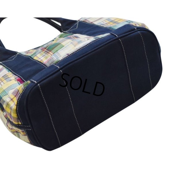 画像4: 程度良好【J.CREW】Ｊクルー【パッチワーク】【トートバッグ】【ミニトート】 