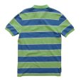 画像3: 【ラルフローレン】 【POLO ralph lauren】【黄緑ｘ水色ｘ白】【ボーダー】【ポロシャツ】 【サイズＭ】 <br> (3)