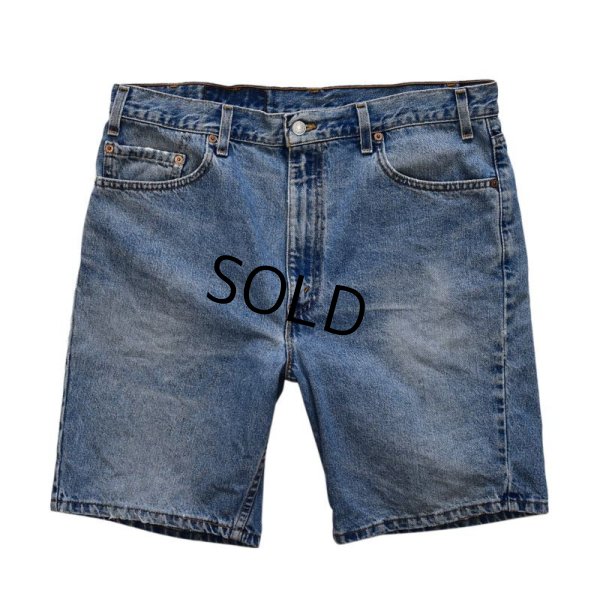 画像1: 【ビンテージ】【USA製】【LEVI'S】【リーバイス】５０５【505】ショートカットデニム【ショートパンツ】【W36】 