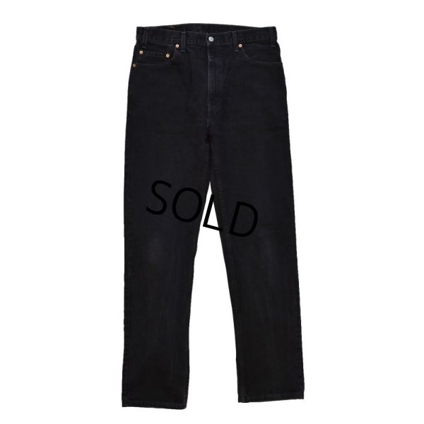 画像2: 【ビンテージ】【USA製】【LEVI'S】【リーバイス】５０５【505】黒【ブラックデニム】【36×36】 