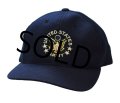 【ビンテージ】紺【US.ARMY】ロゴ【ベースボールキャップ】キャップ 